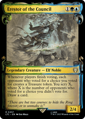 Erestor of the Council [The Lord of the Rings: Tales of Middle-Earth Commander Showcase Scrolls] - The Mythic Store | 24h Order Processing