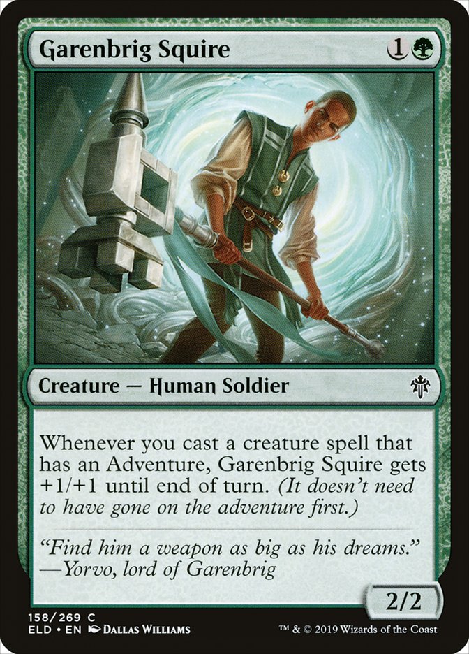 Garenbrig Squire [Throne of Eldraine] - The Mythic Store | 24h Order Processing