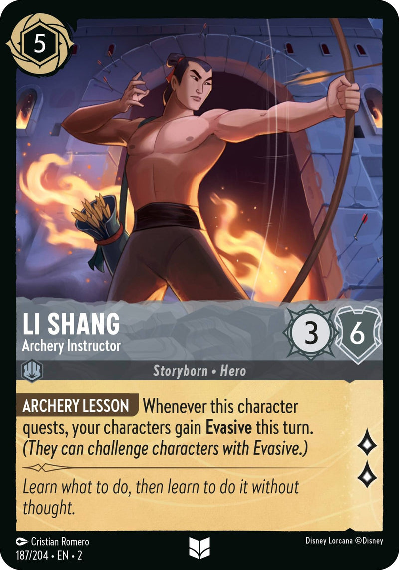 Li Shang - Archery Instructor (187/204) [Rise of the Floodborn] - The Mythic Store | 24h Order Processing