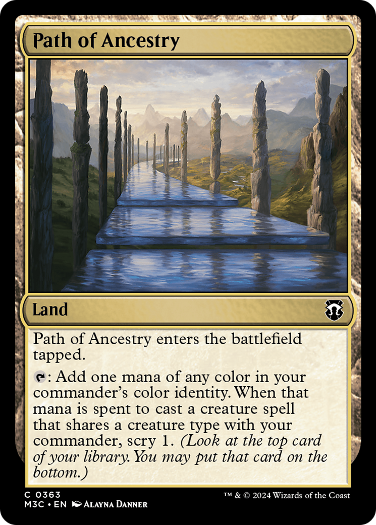 Path of Ancestry (Ripple Foil) [Modern Horizons 3 Commander] - The Mythic Store | 24h Order Processing