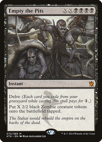 Empty the Pits [Khans of Tarkir] - The Mythic Store | 24h Order Processing