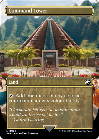 Command Tower // Command Tower (Borderless) [Jurassic World Collection] - The Mythic Store | 24h Order Processing