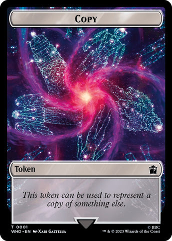 Copy // Alien Double-Sided Token [Doctor Who Tokens] - The Mythic Store | 24h Order Processing