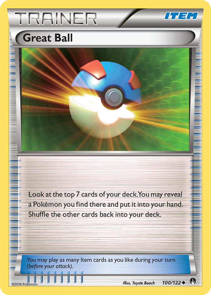 Great Ball (100/122) [XY: BREAKpoint] - The Mythic Store | 24h Order Processing