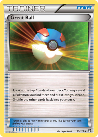 Great Ball (100/122) [XY: BREAKpoint] - The Mythic Store | 24h Order Processing