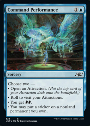 Command Performance (Galaxy Foil) [Unfinity] - The Mythic Store | 24h Order Processing