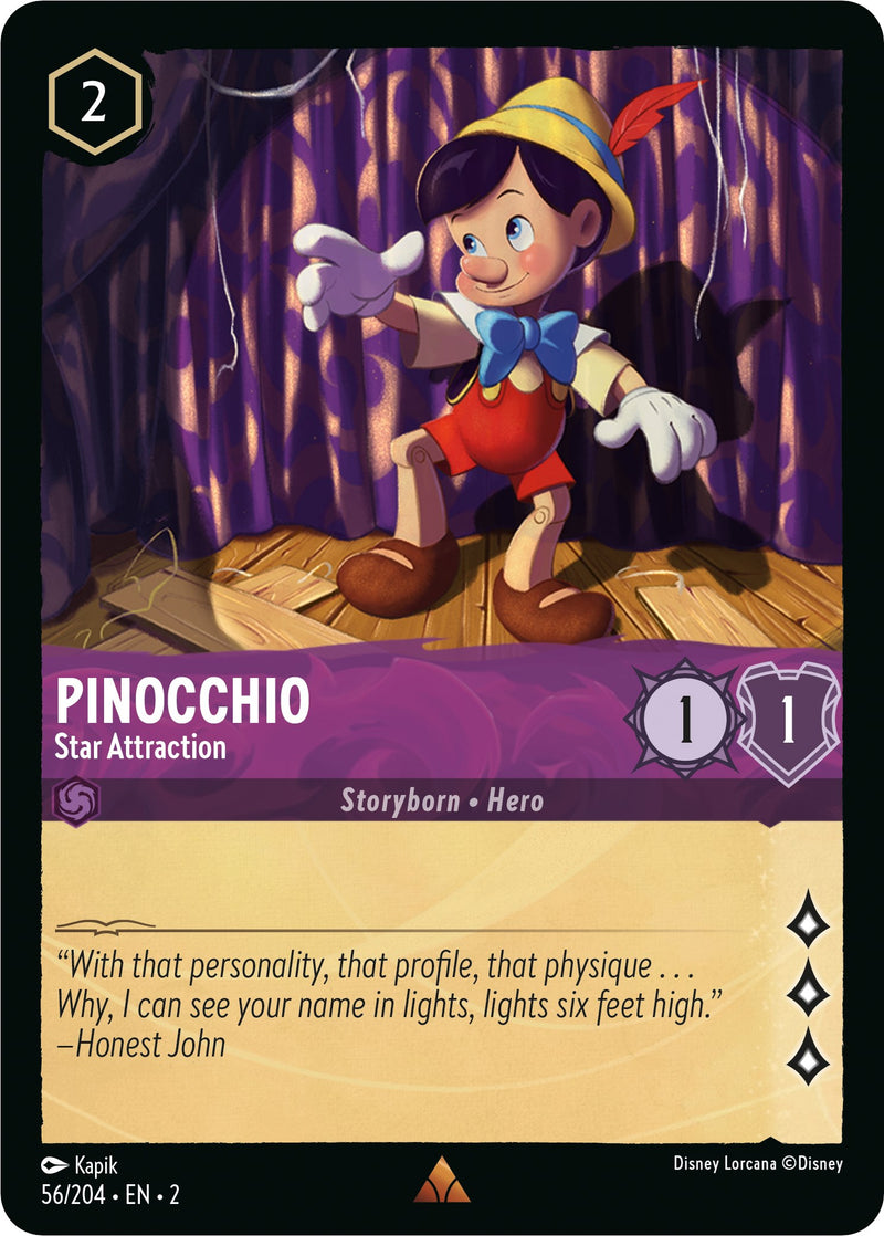 Pinocchio - Star Attraction (56/204) [Rise of the Floodborn] - The Mythic Store | 24h Order Processing