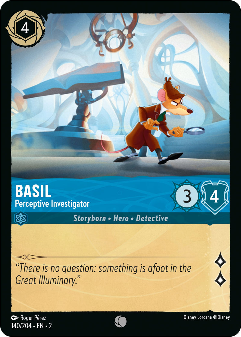 Basil - Perceptive Investigator (140/204) [Rise of the Floodborn] - The Mythic Store | 24h Order Processing