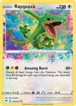 Rayquaza (138/185) [Sword & Shield: Vivid Voltage] - The Mythic Store | 24h Order Processing
