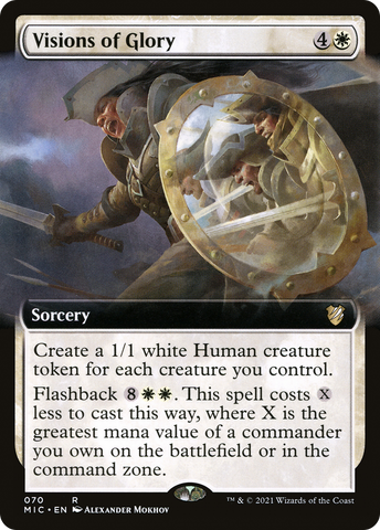 Visions of Glory (Extended Art) [Innistrad: Midnight Hunt Commander] - The Mythic Store | 24h Order Processing
