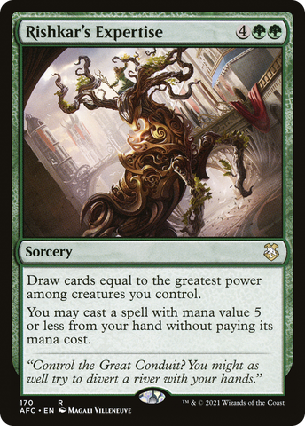 Rishkar's Expertise [Dungeons & Dragons: Adventures in the Forgotten Realms Commander] - The Mythic Store | 24h Order Processing