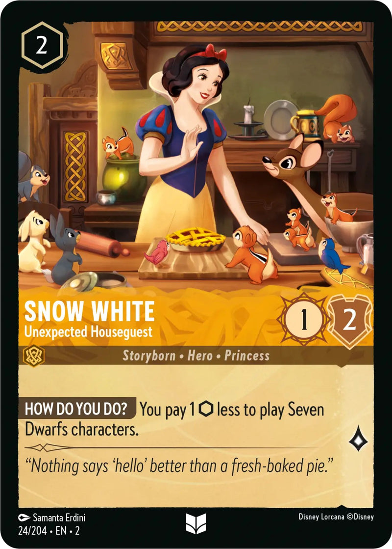 Snow White - Unexpected Houseguest (24/204) [Rise of the Floodborn] - The Mythic Store | 24h Order Processing