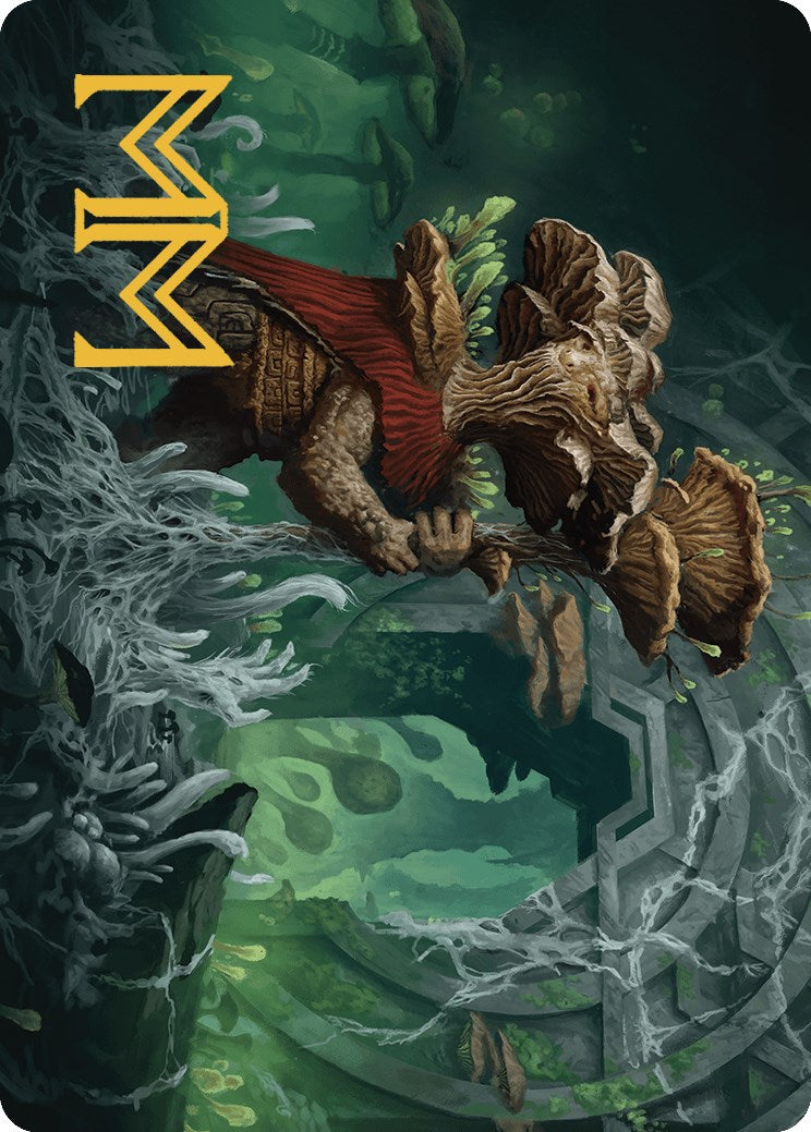 Tendril of the Mycotyrant Art Card (Gold-Stamped Signature) [The Lost Caverns of Ixalan Art Series] - The Mythic Store | 24h Order Processing