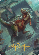 Carnage Tyrant Art Card (Gold-Stamped Signature) [The Lost Caverns of Ixalan Art Series] - The Mythic Store | 24h Order Processing