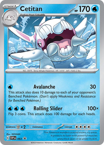 Cetitan (063) [Scarlet & Violet: Black Star Promos] - The Mythic Store | 24h Order Processing