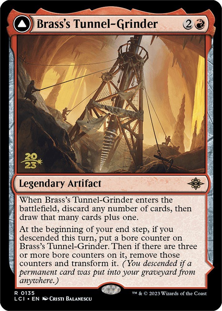 Brass's Tunnel-Grinder // Tecutlan, the Searing Rift [The Lost Caverns of Ixalan Prerelease Cards] - The Mythic Store | 24h Order Processing
