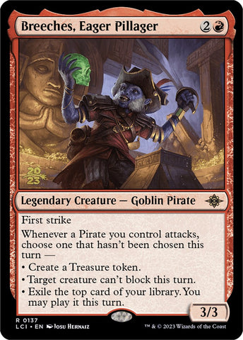 Breeches, Eager Pillager [The Lost Caverns of Ixalan Prerelease Cards] - The Mythic Store | 24h Order Processing