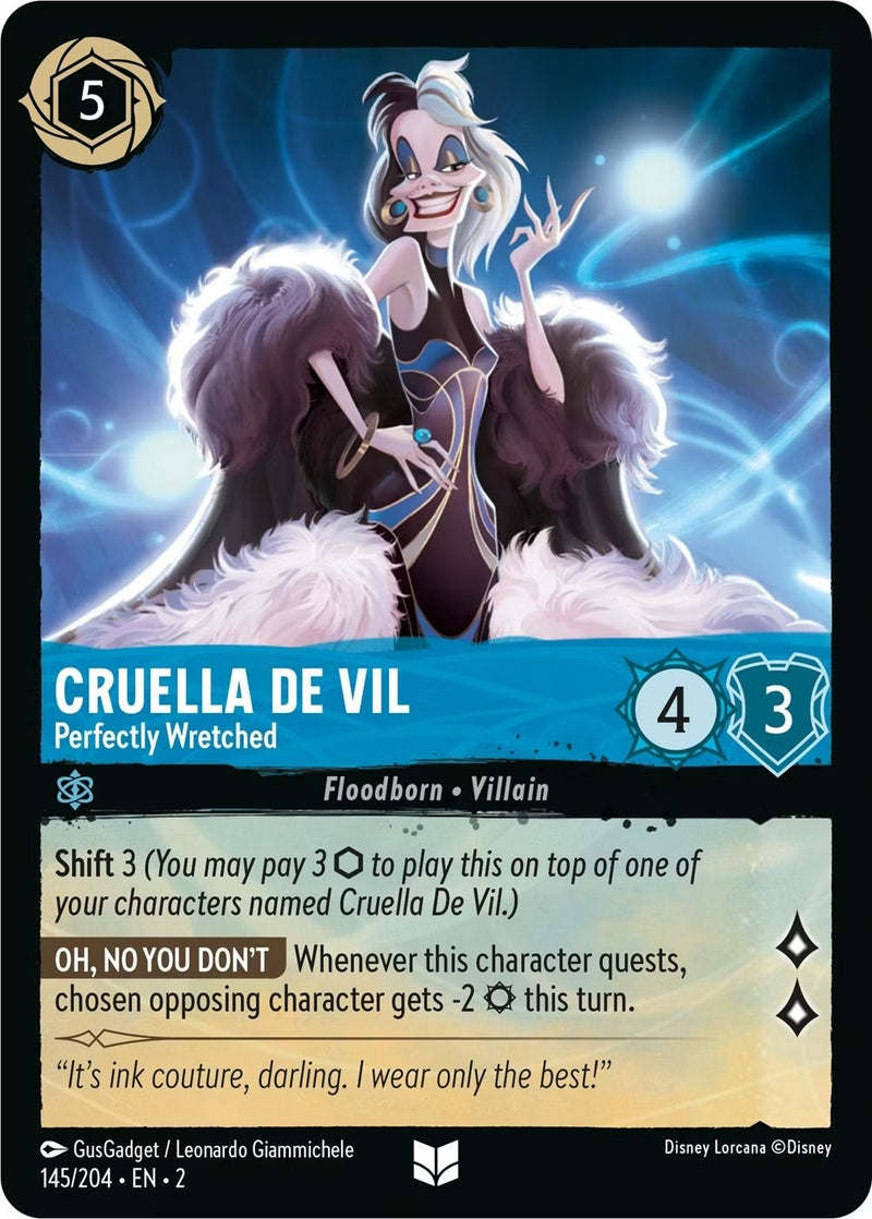 Cruella De Vil - Perfectly Wretched (145/204) [Rise of the Floodborn] - The Mythic Store | 24h Order Processing