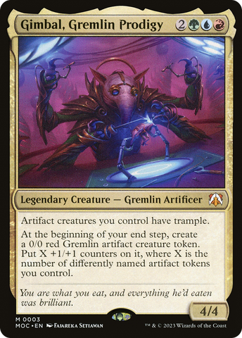 Gimbal, Gremlin Prodigy [March of the Machine Commander] - The Mythic Store | 24h Order Processing