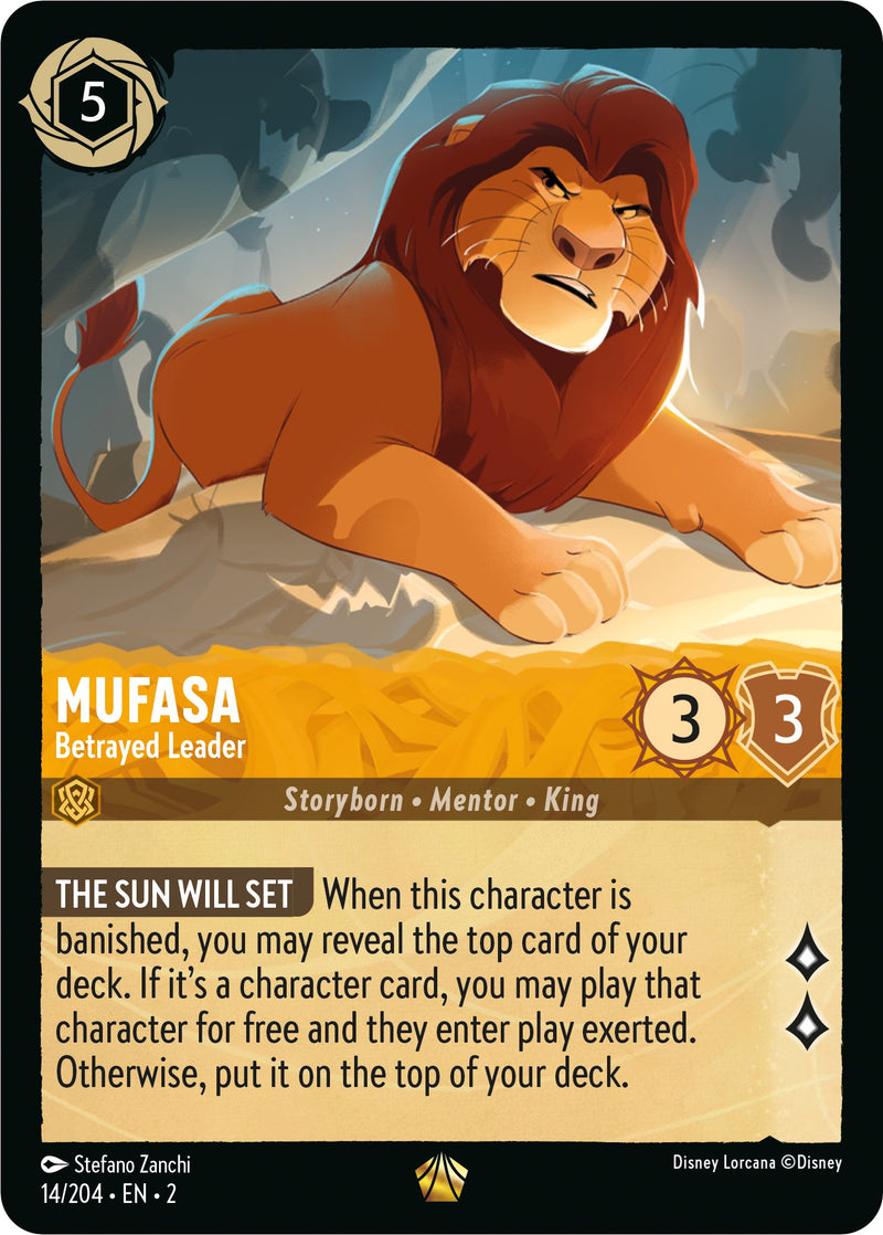 Mufasa - Betrayed Leader (14/204) [Rise of the Floodborn] - The Mythic Store | 24h Order Processing