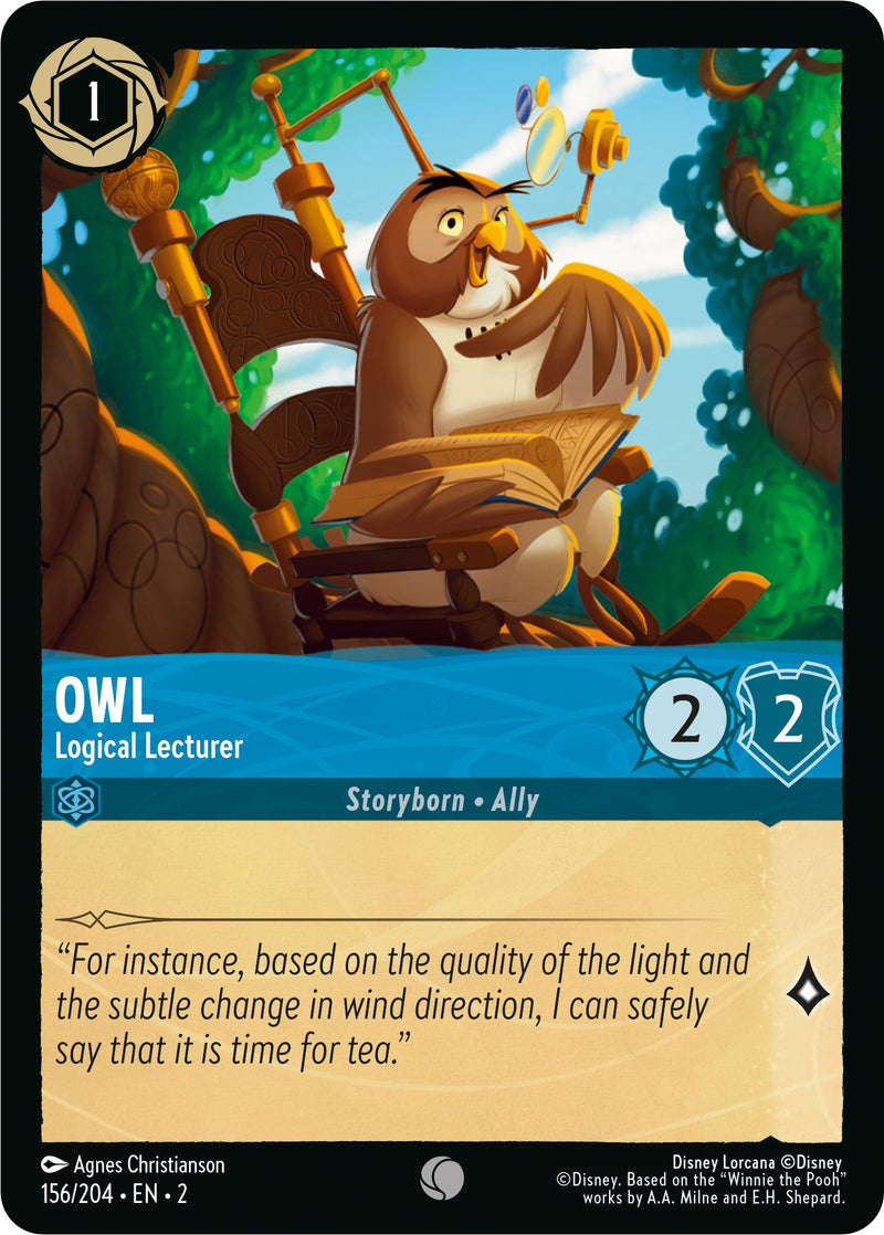 Owl - Logical Lecturer (156/204) [Rise of the Floodborn] - The Mythic Store | 24h Order Processing