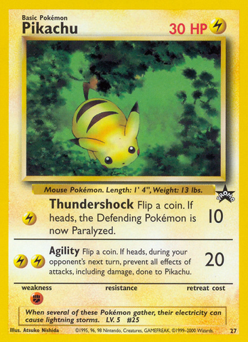 Pikachu (27) [Wizards of the Coast: Black Star Promos] - The Mythic Store | 24h Order Processing
