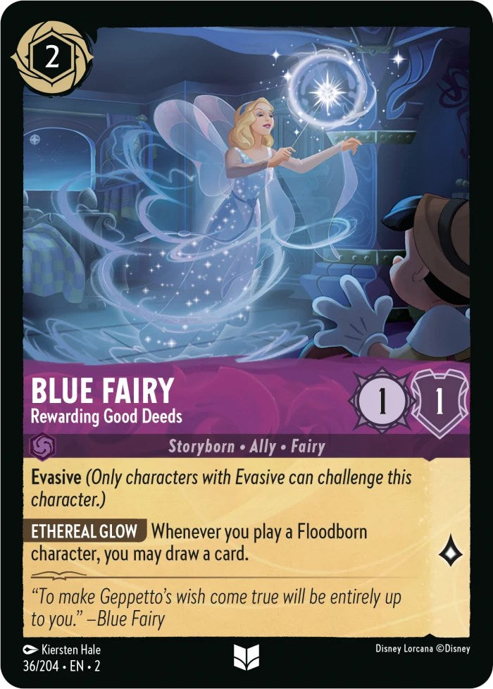 Blue Fairy - Rewarding Good Deeds (36/204) [Rise of the Floodborn] - The Mythic Store | 24h Order Processing