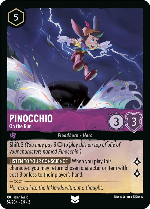 Pinocchio - On the Run (57/204) [Rise of the Floodborn] - The Mythic Store | 24h Order Processing