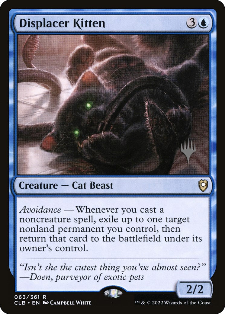 Displacer Kitten (Promo Pack) [The Lost Caverns of Ixalan Promos] - The Mythic Store | 24h Order Processing