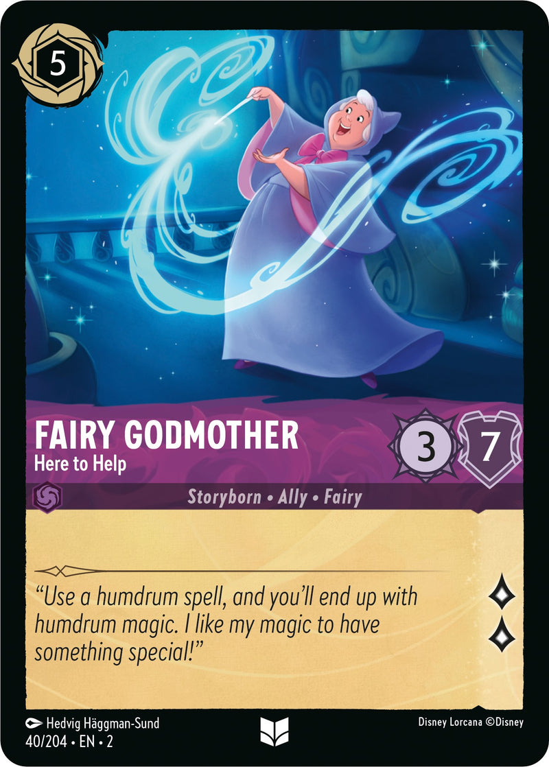 Fairy Godmother - Here to Help (40/204) [Rise of the Floodborn] - The Mythic Store | 24h Order Processing