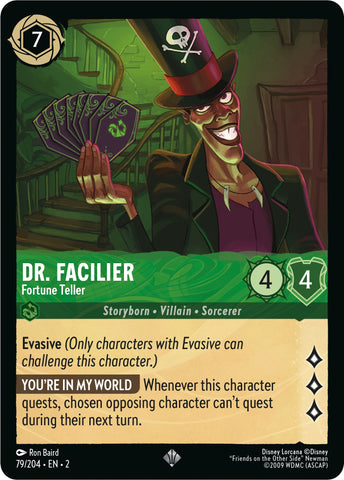 Dr. Facilier - Fortune Teller (79/204) [Rise of the Floodborn] - The Mythic Store | 24h Order Processing