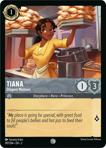 Tiana - Diligent Waitress (197/204) [Rise of the Floodborn] - The Mythic Store | 24h Order Processing