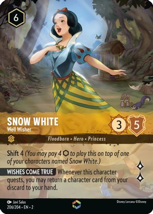 Snow White - Well Wisher (Enchanted) (206/204) [Rise of the Floodborn] - The Mythic Store | 24h Order Processing