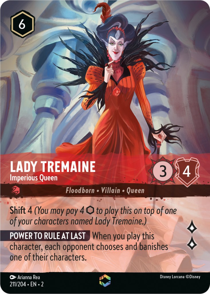 Lady Tremaine - Imperious Queen (Enchanted) (211/204) [Rise of the Floodborn] - The Mythic Store | 24h Order Processing