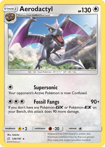 Aerodactyl (130/181) [Sun & Moon: Team Up] - The Mythic Store | 24h Order Processing