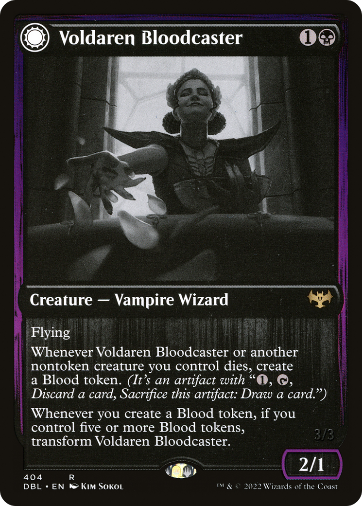 Voldaren Bloodcaster // Bloodbat Summoner [Innistrad: Double Feature] - The Mythic Store | 24h Order Processing