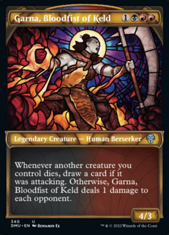 Garna, Bloodfist of Keld (Showcase Textured) [Dominaria United] - The Mythic Store | 24h Order Processing