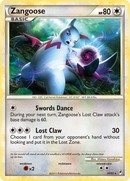Zangoose (39/95) [HeartGold & SoulSilver: Call of Legends] - The Mythic Store | 24h Order Processing