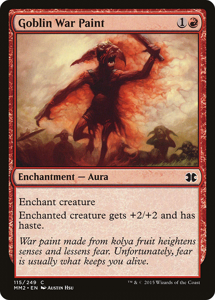 Goblin War Paint [Modern Masters 2015] - The Mythic Store | 24h Order Processing