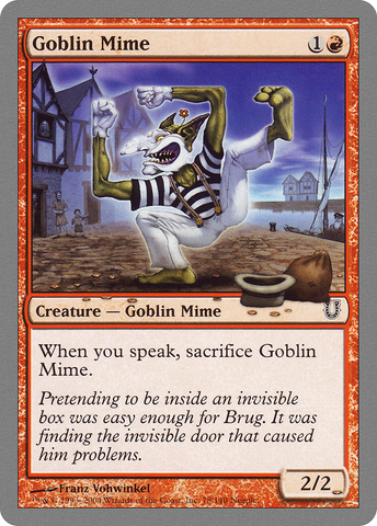 Goblin Mime [Unhinged] - The Mythic Store | 24h Order Processing