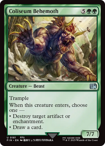 Coliseum Behemoth [FINAL FANTASY] - The Mythic Store | 24h Order Processing