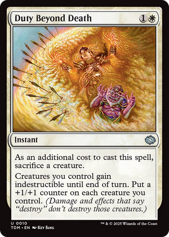 Duty Beyond Death [Tarkir: Dragonstorm] - The Mythic Store | 24h Order Processing