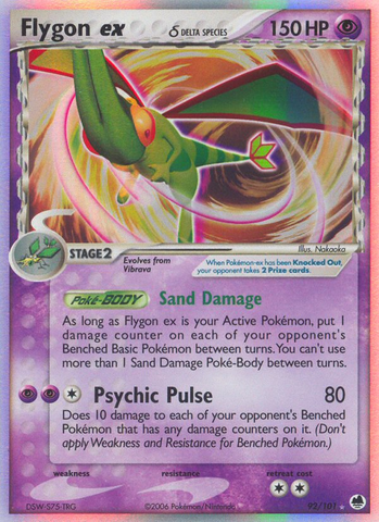 Flygon ex (92/101) (Delta Species) [EX: Dragon Frontiers] - The Mythic Store | 24h Order Processing