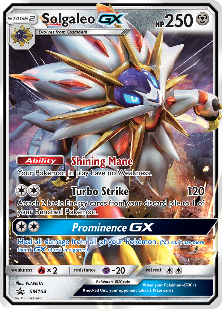 Solgaleo GX (SM104) [Sun & Moon: Black Star Promos] - The Mythic Store | 24h Order Processing