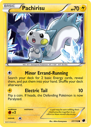 Pachirisu (37/116) [Black & White: Plasma Freeze] - The Mythic Store | 24h Order Processing