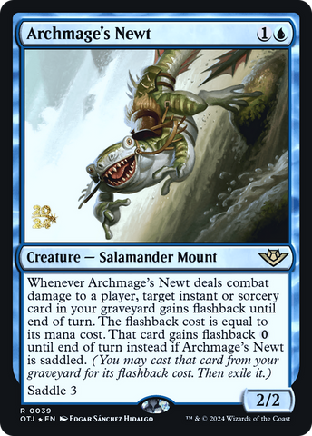 Archmage's Newt [Outlaws of Thunder Junction Prerelease Promos] - The Mythic Store | 24h Order Processing