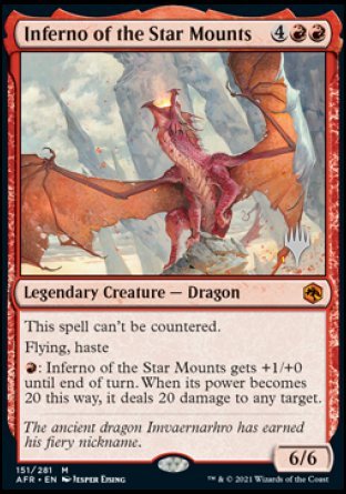 Inferno of the Star Mounts (Promo Pack) [Dungeons & Dragons: Adventures in the Forgotten Realms Promos] - The Mythic Store | 24h Order Processing
