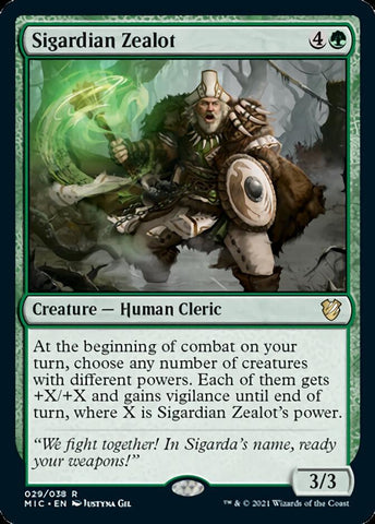 Sigardian Zealot [Innistrad: Midnight Hunt Commander] - The Mythic Store | 24h Order Processing
