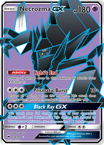 Necrozma GX (134/147) [Sun & Moon: Burning Shadows] - The Mythic Store | 24h Order Processing