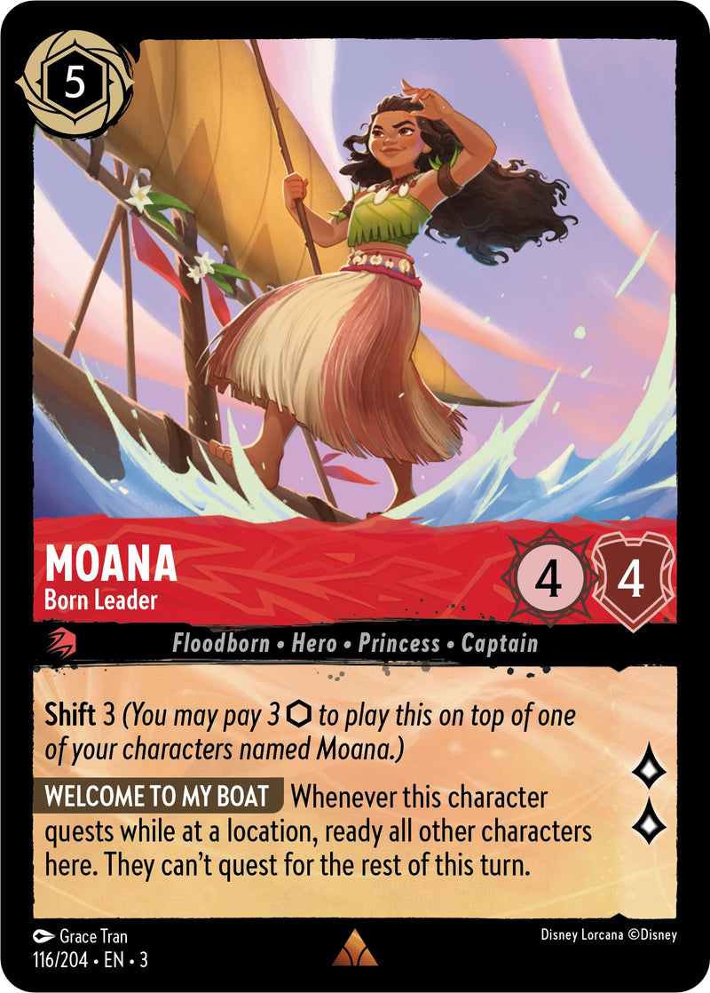 Moana - Born Leader (116/204) [Into the Inklands] - The Mythic Store | 24h Order Processing